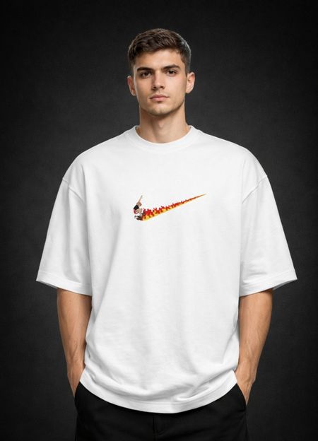 Koszulka Skate Flame Swoosh Ride