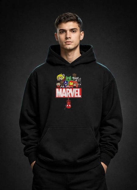 Bluza Hoodie Marvel Heroes Chibi Haft
