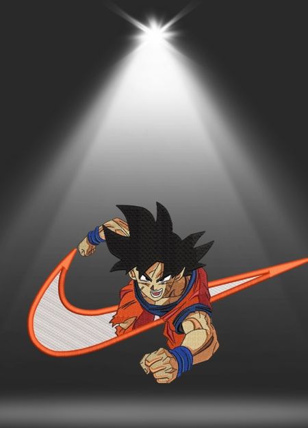 Koszulka Goku Dragon Ball swoosh custom
