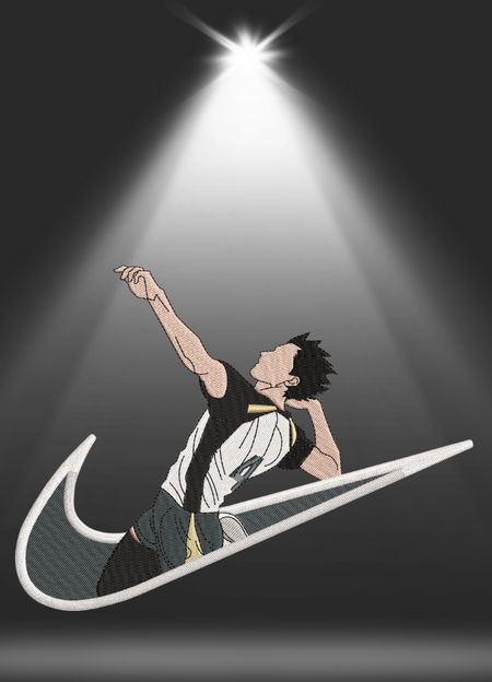 Koszulka Anime Volleyball Spike Swoosh Vibe