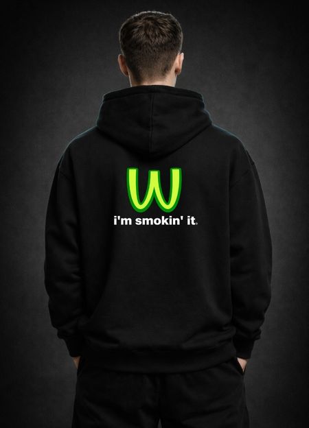 Bluza I’m Smokin’ It – haft przód & plecy