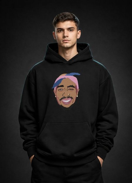 Bluza z haftem – 2Pac Portrait Bandana