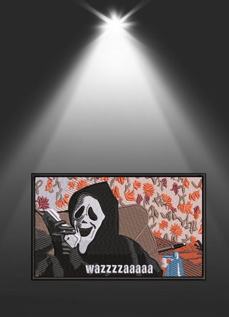 Bluza Hoodie Wazzzaaa Ghost Meme Haft