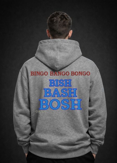 Bluza z haftem – Bingo Bango Bongo Bish Bash Bosh
