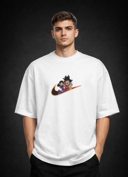 Koszulka Goku & ChiChi Swoosh Anime Vibe