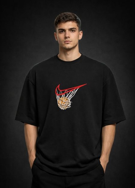 Koszulka Basketball NBA Logo Haft Streetwear