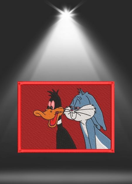 Bluza z haftem – Bugs & Daffy Funny Duo