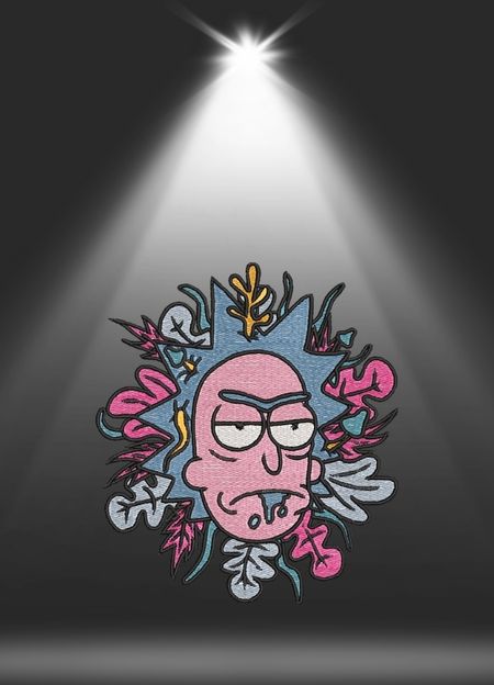 Koszulka Floral Rick – Psychedelic Street Vibe
