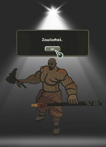 Koszulka Oversized „Zawiodłeś.” – Kowal Metin2