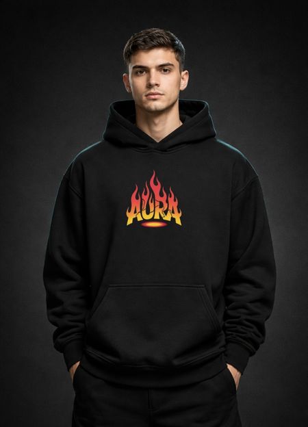 Bluza AURA Flame – haft komputerowy
