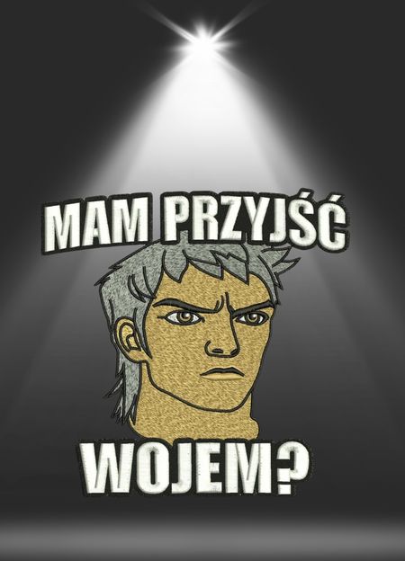 Bluza z haftem – Metin2 „Mam przyjść wojem?”