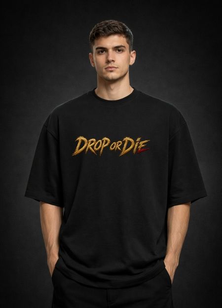 Koszulka Oversized DROP OR DIE – Metin2 Streetwear