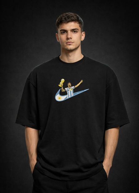 Koszulka Oversize Messi Champion Swoosh Argentina