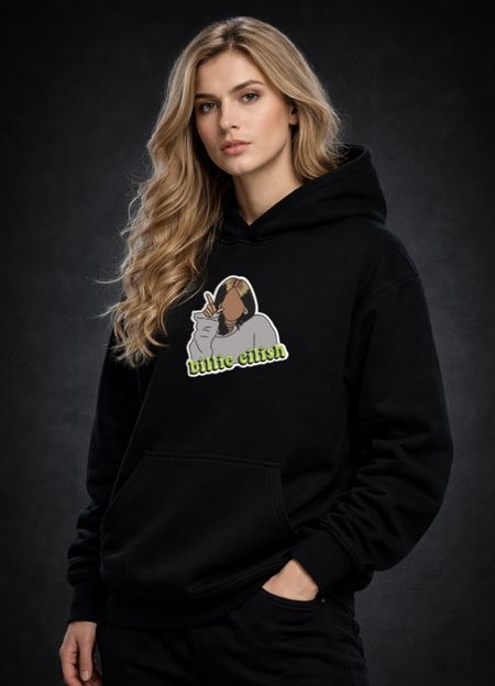 Bluza z haftem – „Billie Eilish”