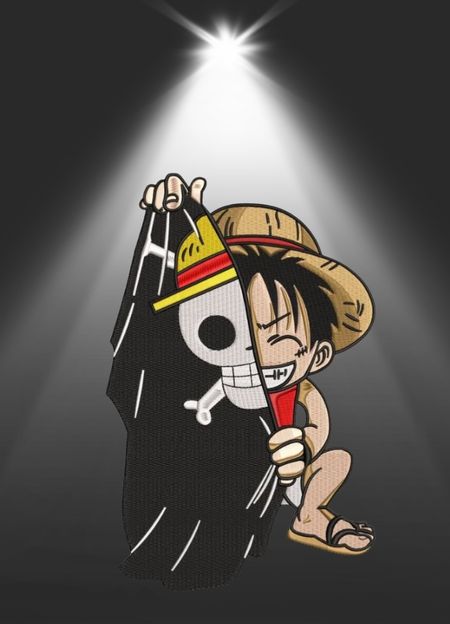 Bluza z haftem – One Piece „Monkey D. Luffy”