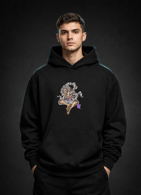 Bluza z haftem – „Monkey D. Luffy Gear 5 (Sun God Nika)”